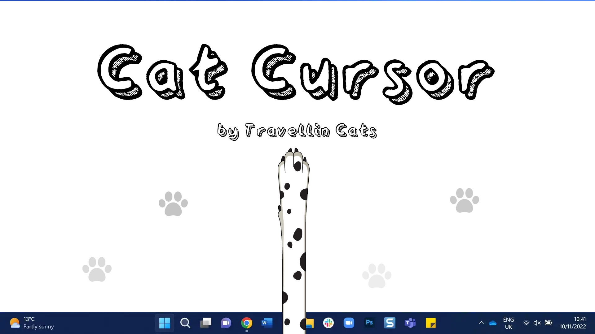 Cat Cursor by Travellin Cats screenshot 3