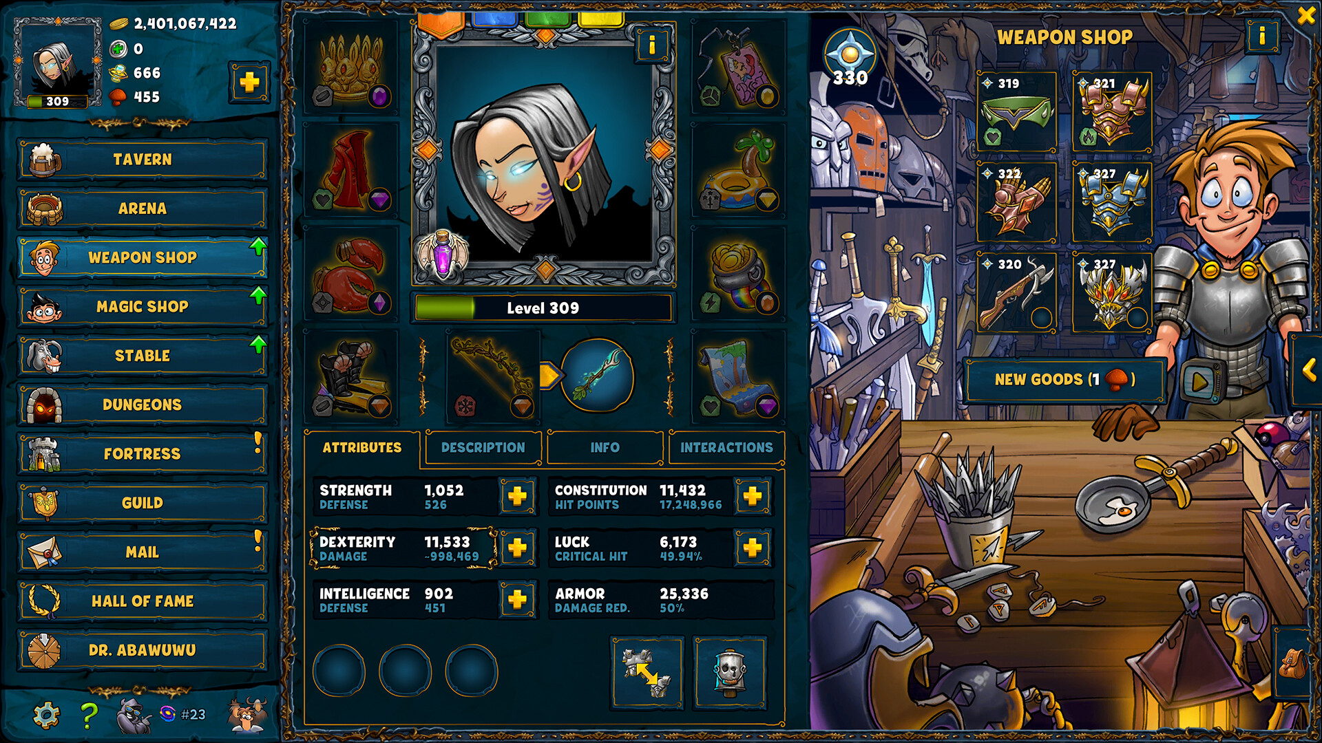 Shakes and Fidget screenshot 2