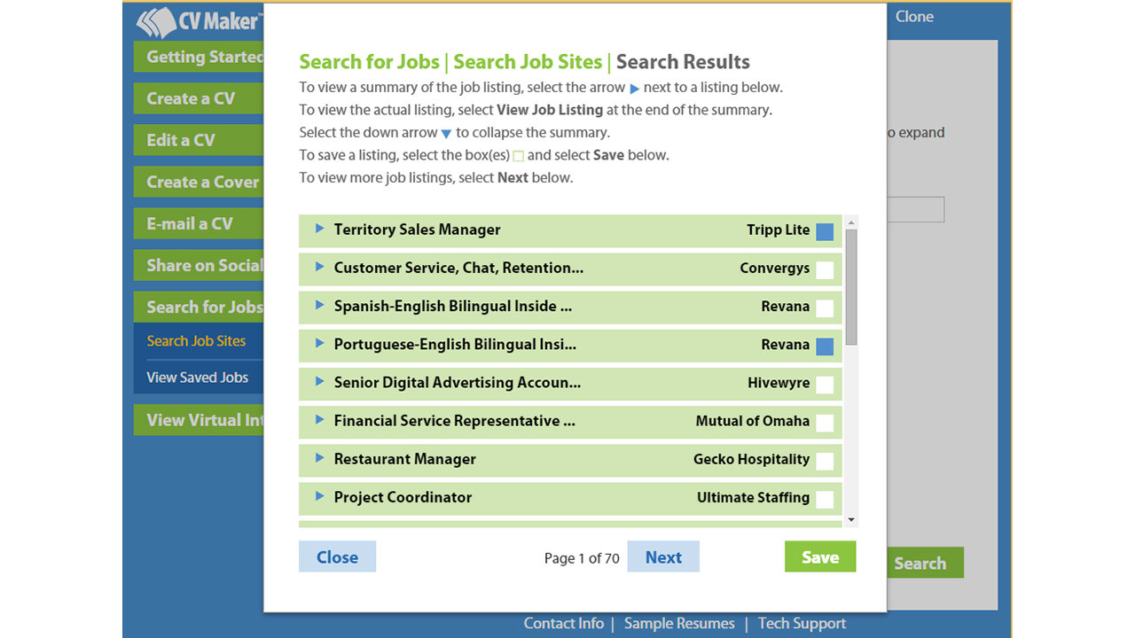 CV Maker for Windows screenshot 7