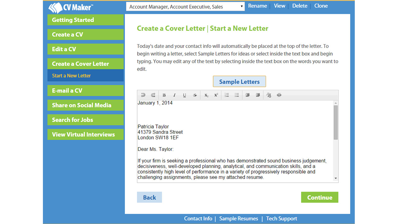 CV Maker for Windows screenshot 6