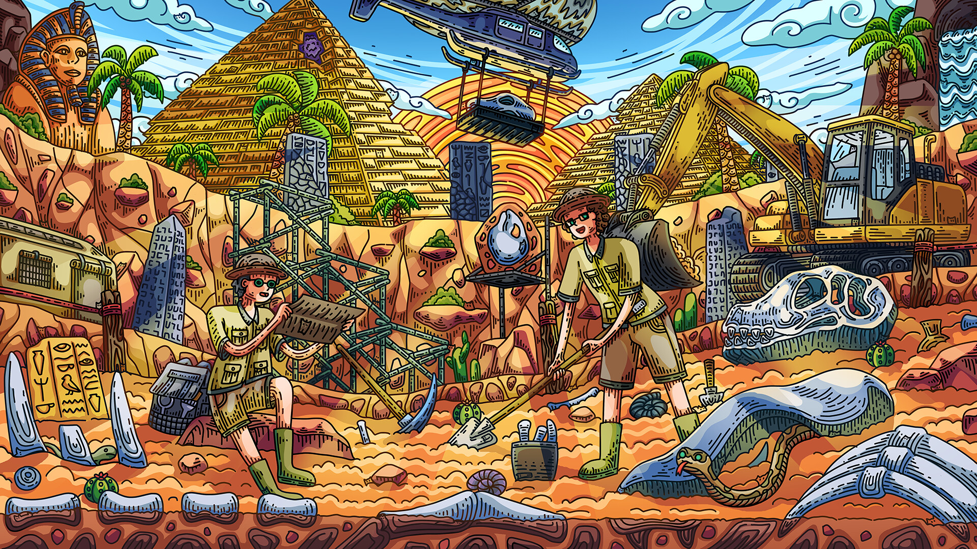 100 Archeology Cats screenshot 1