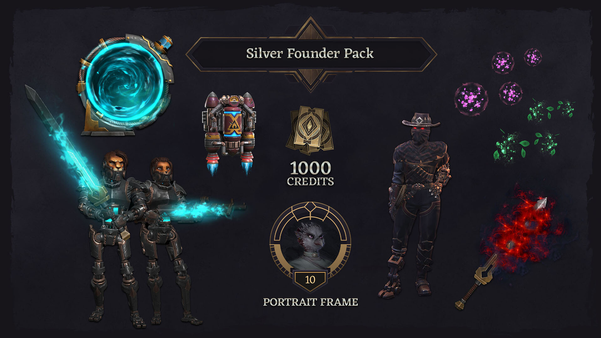 Crystalfall - Silver Founder Pack screenshot 1