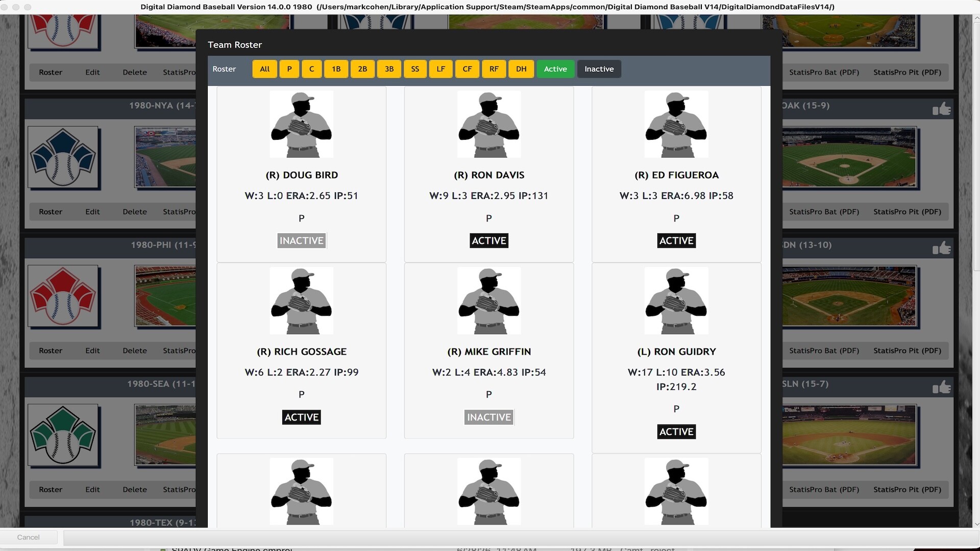Digital Diamond Baseball V14 screenshot 8
