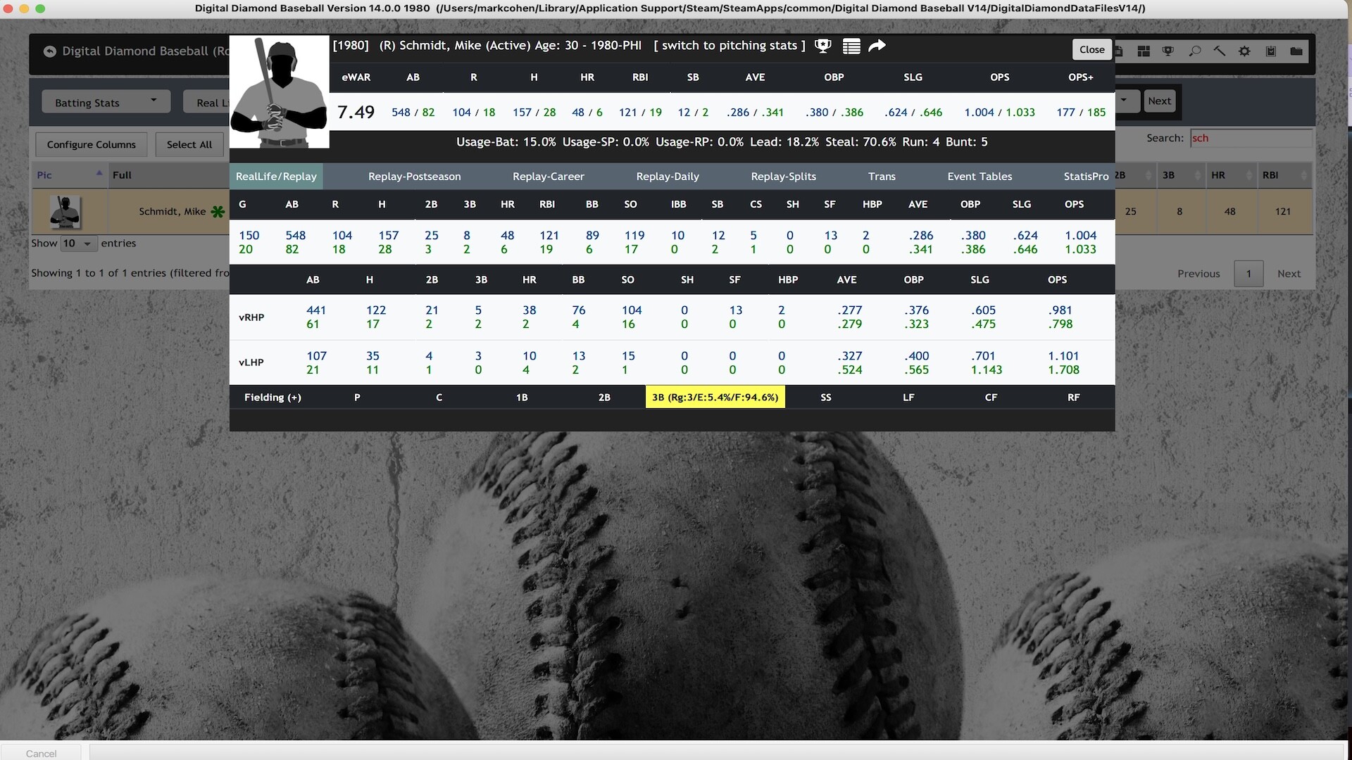 Digital Diamond Baseball V14 screenshot 9