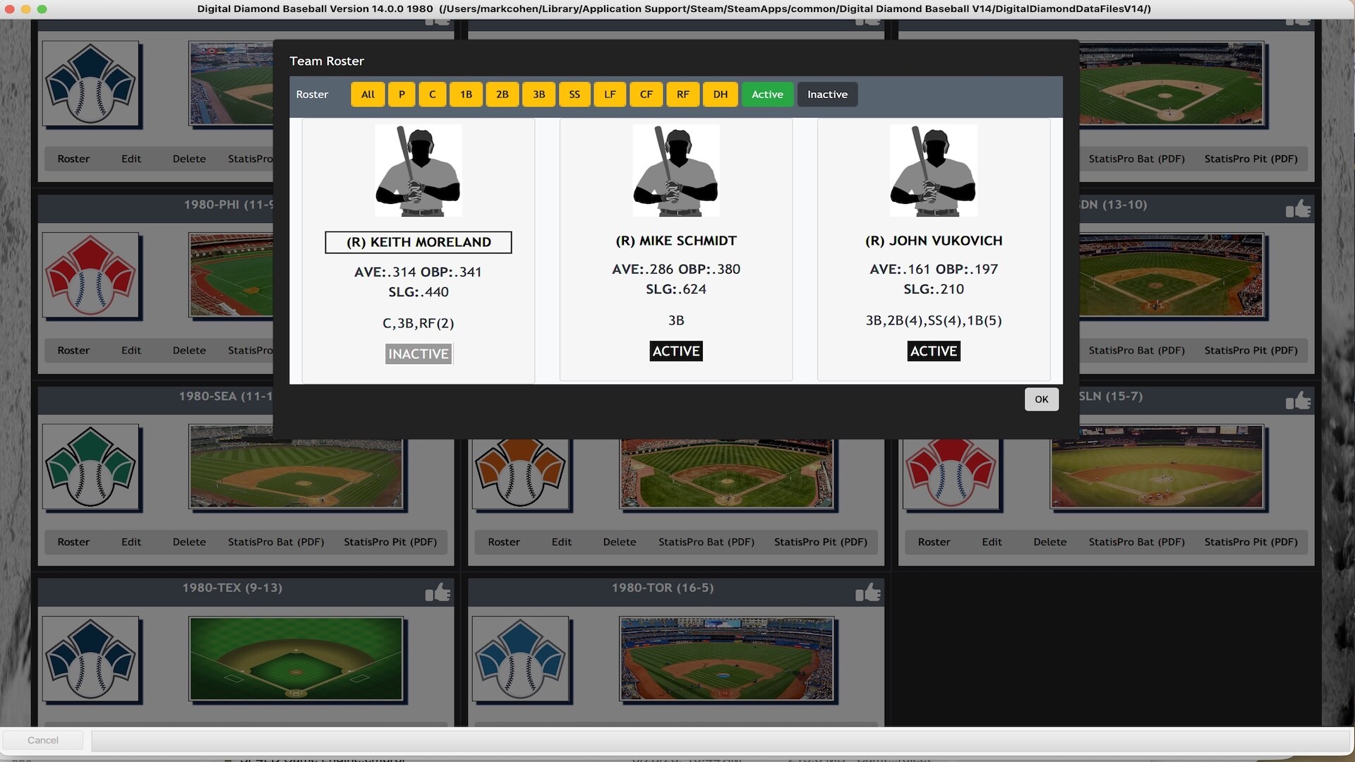 Digital Diamond Baseball V14 screenshot 7