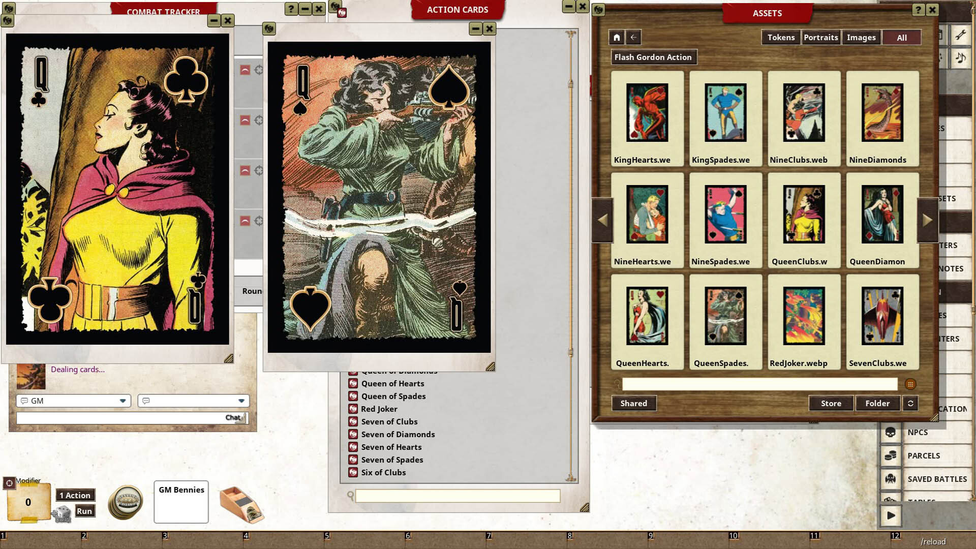 Fantasy Grounds - Flash Gordon(TM) Action Deck screenshot 4