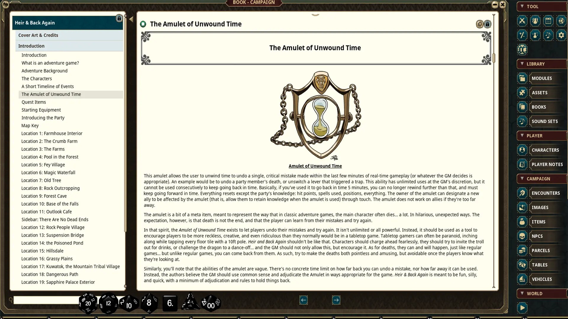 Fantasy Grounds - Heir & Back Again screenshot 5