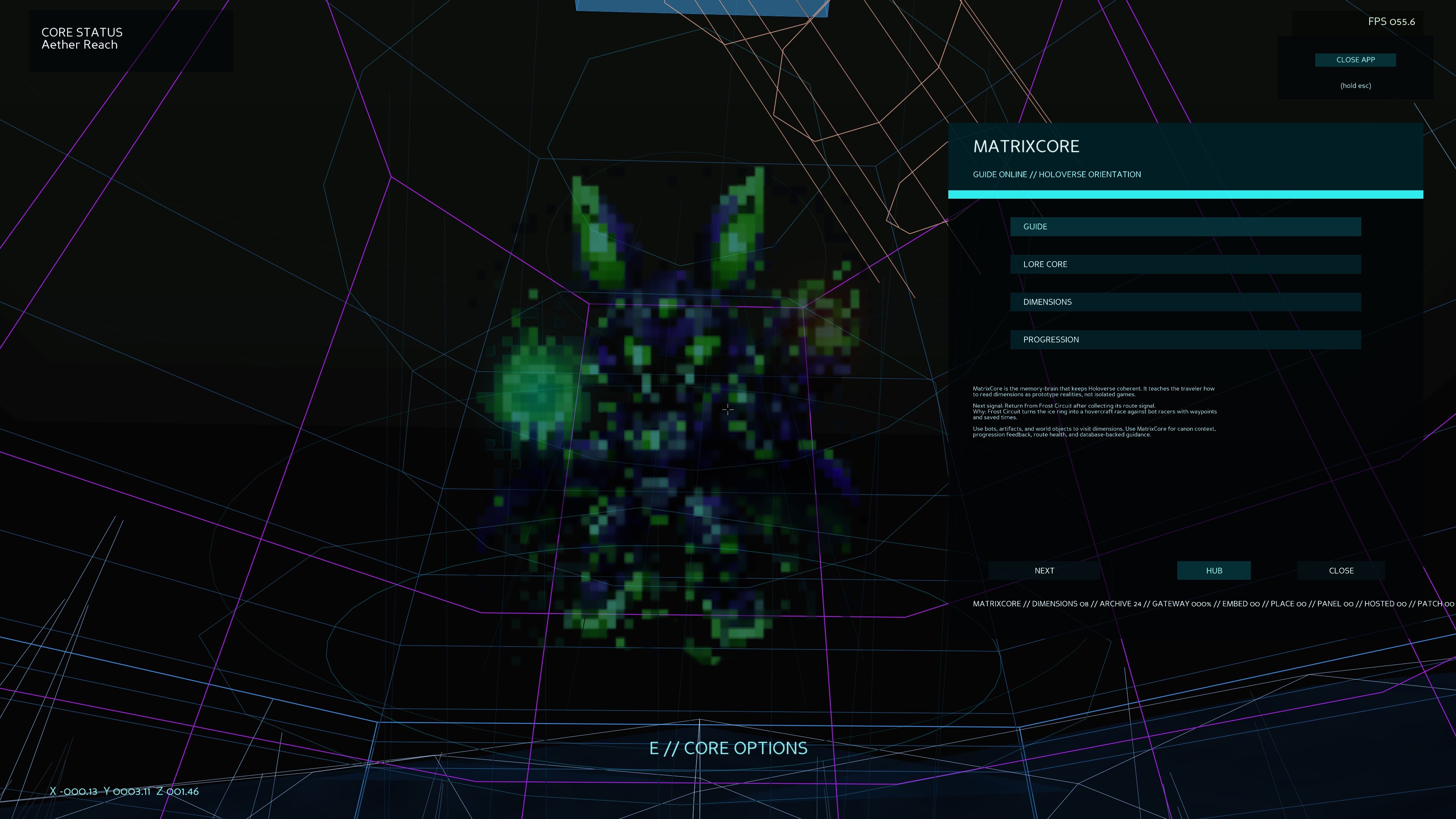 GLITCHED MATRIX Prototype Lab screenshot 1