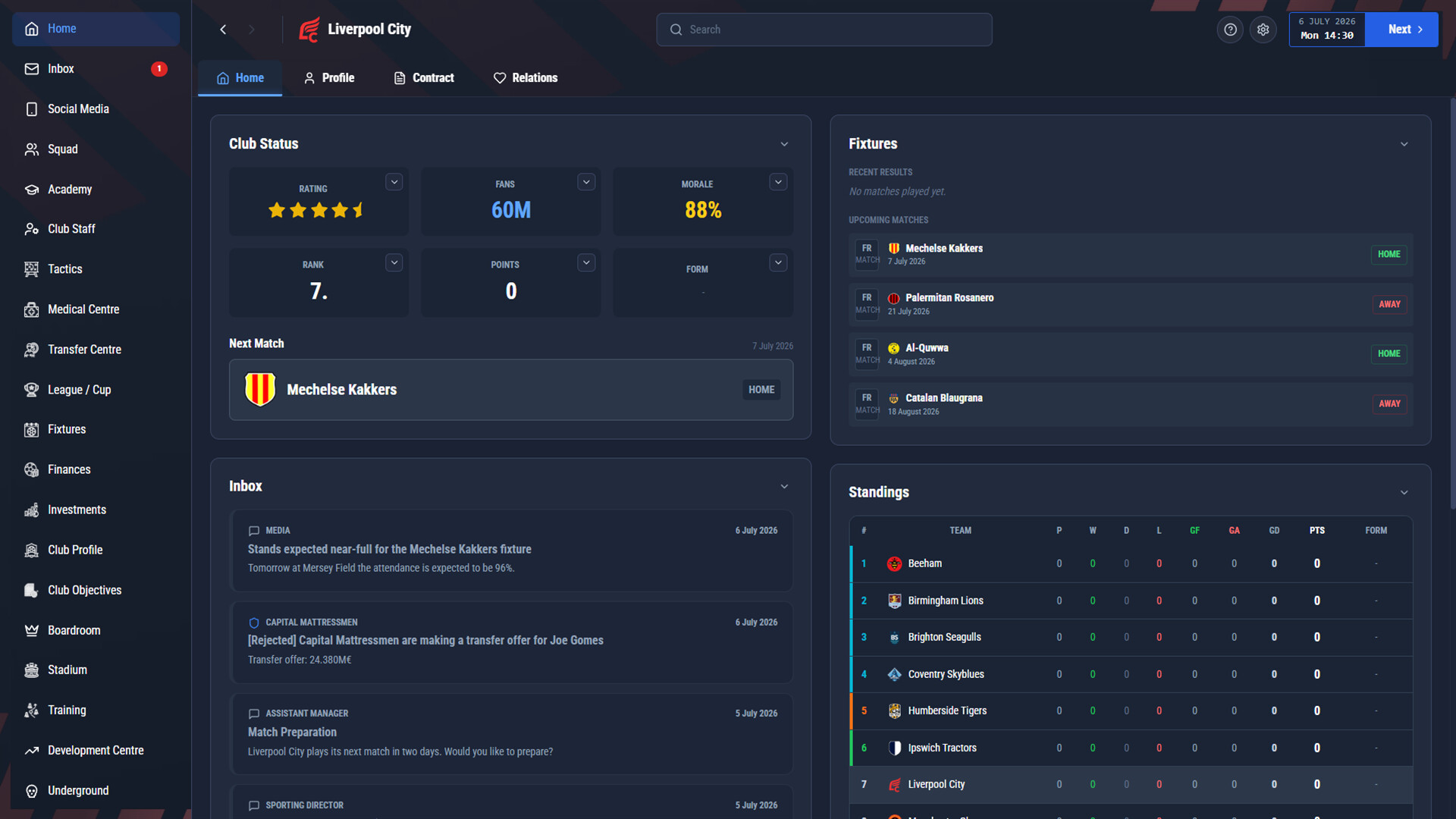 Pro Soccer Manager 27 screenshot 9