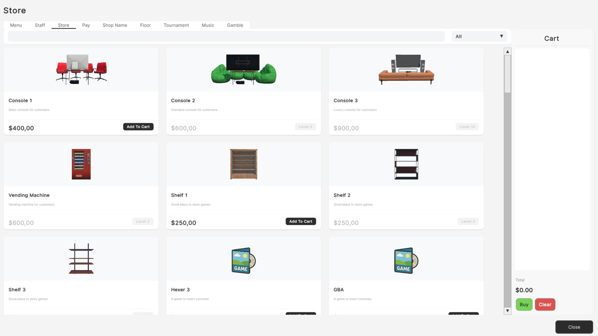 Console Cafe Simulator screenshot 5