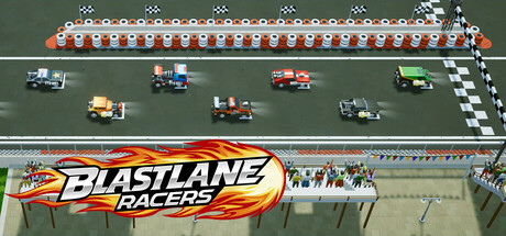 Blastlane Racers — Steam header