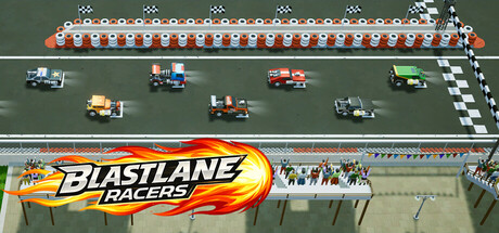 Blastlane Racers — Steam header