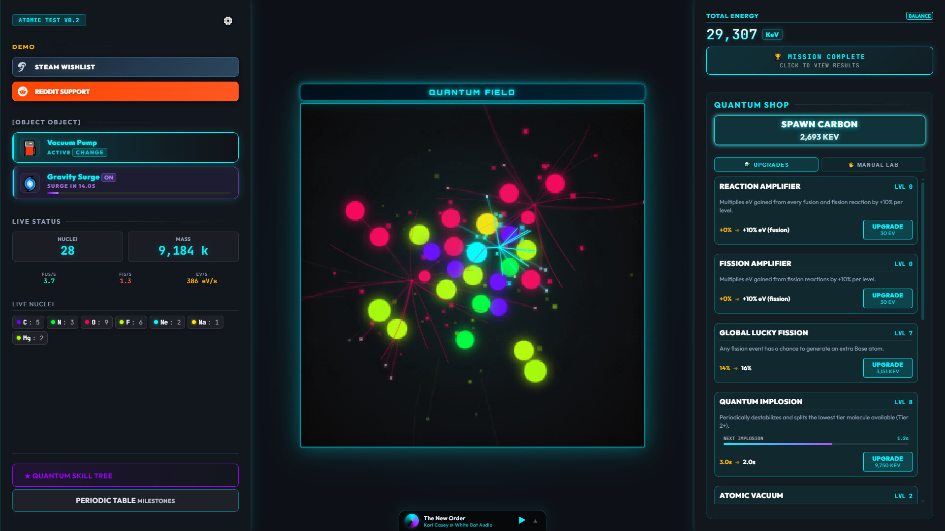 Atomic Test screenshot 1