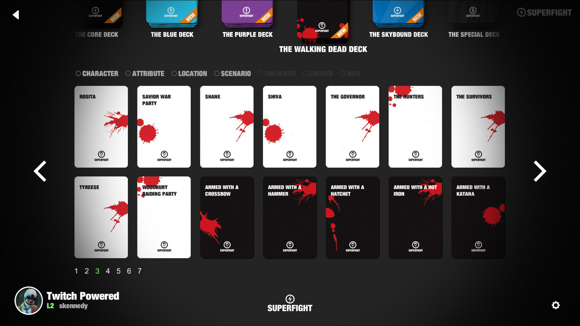 SUPERFIGHT - The Walking Dead Deck screenshot 3