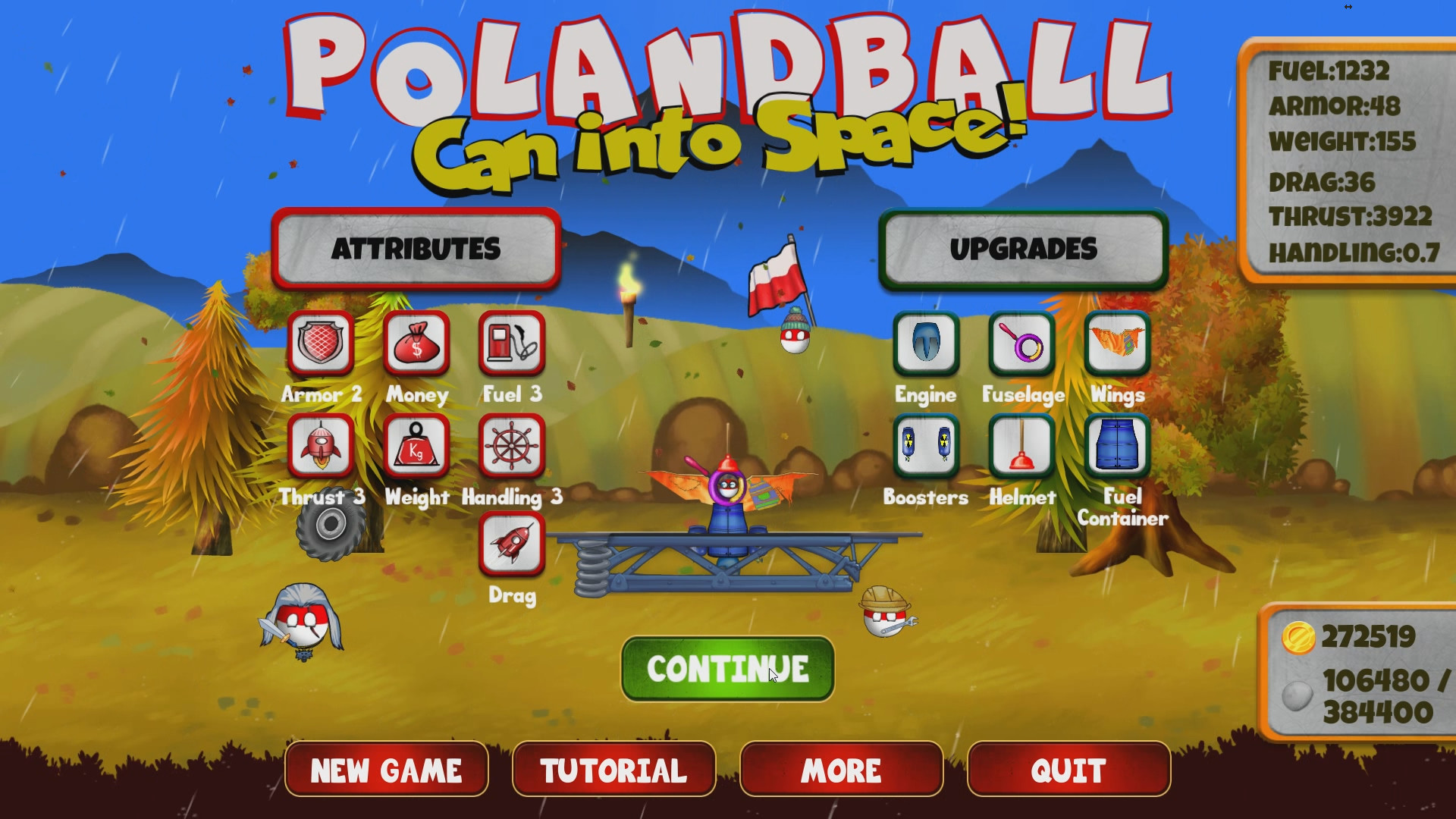 Polandball: Can into Space! screenshot 1