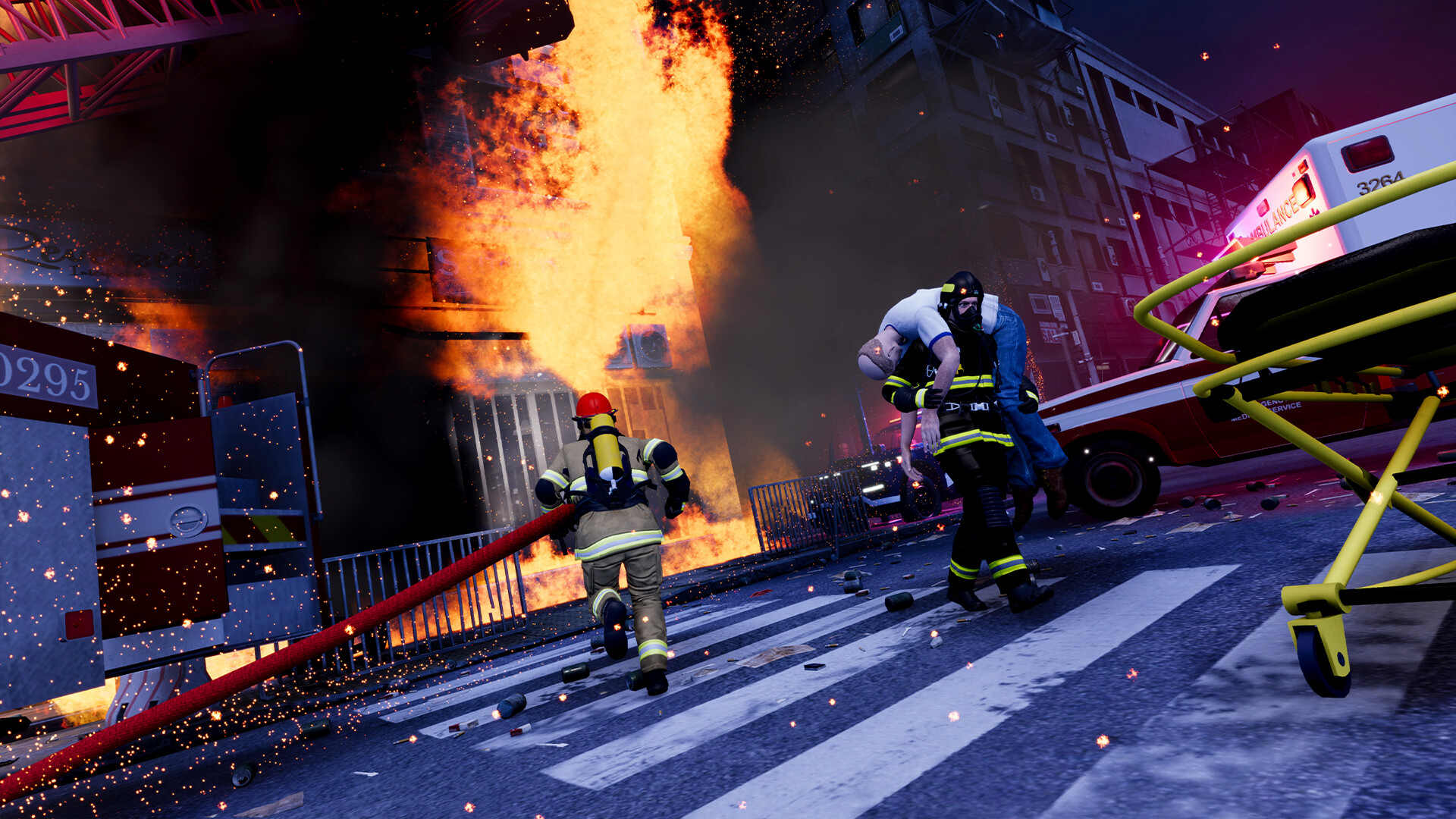 Firefighting Rescue Simulator screenshot 5