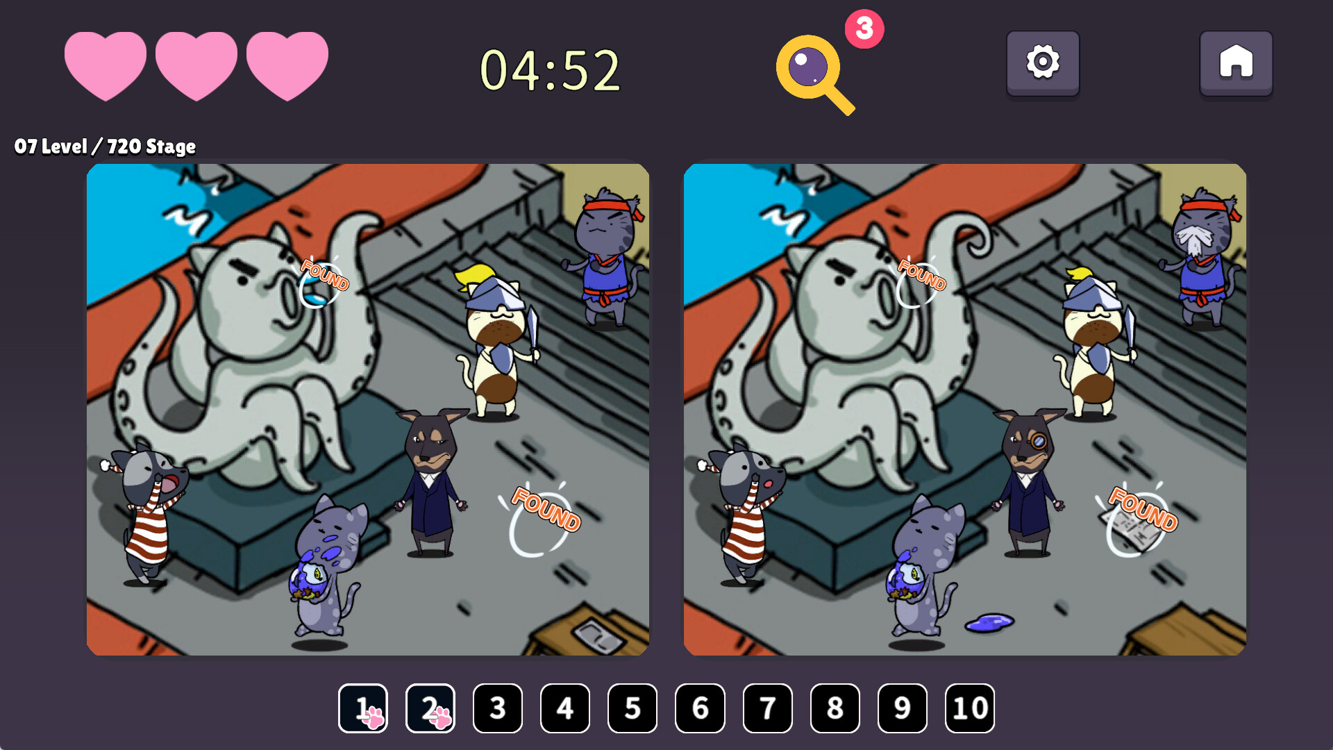 Spot the Difference: Detective Neko screenshot 5