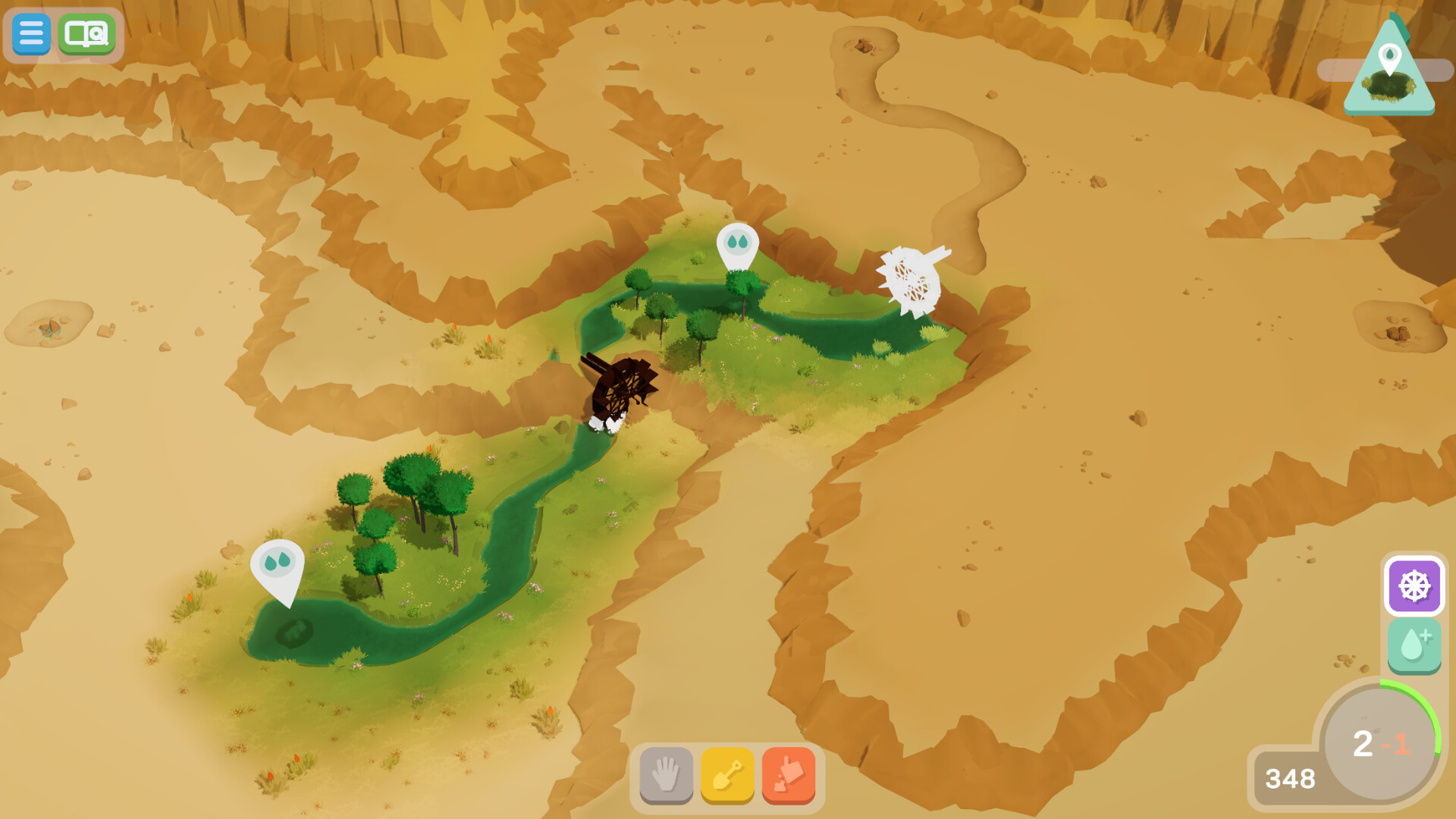WATERFUL: ein mini Natur-Aufbauspiel screenshot 6