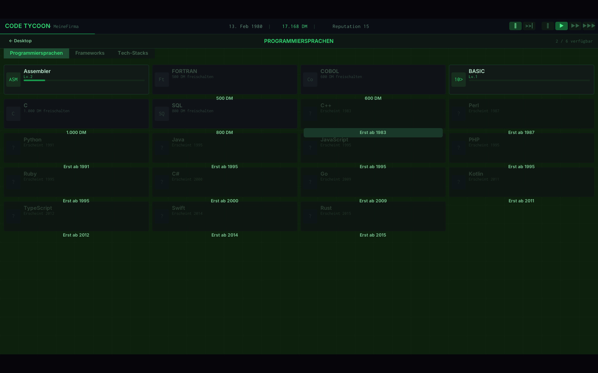 Code Tycoon Demo screenshot 1