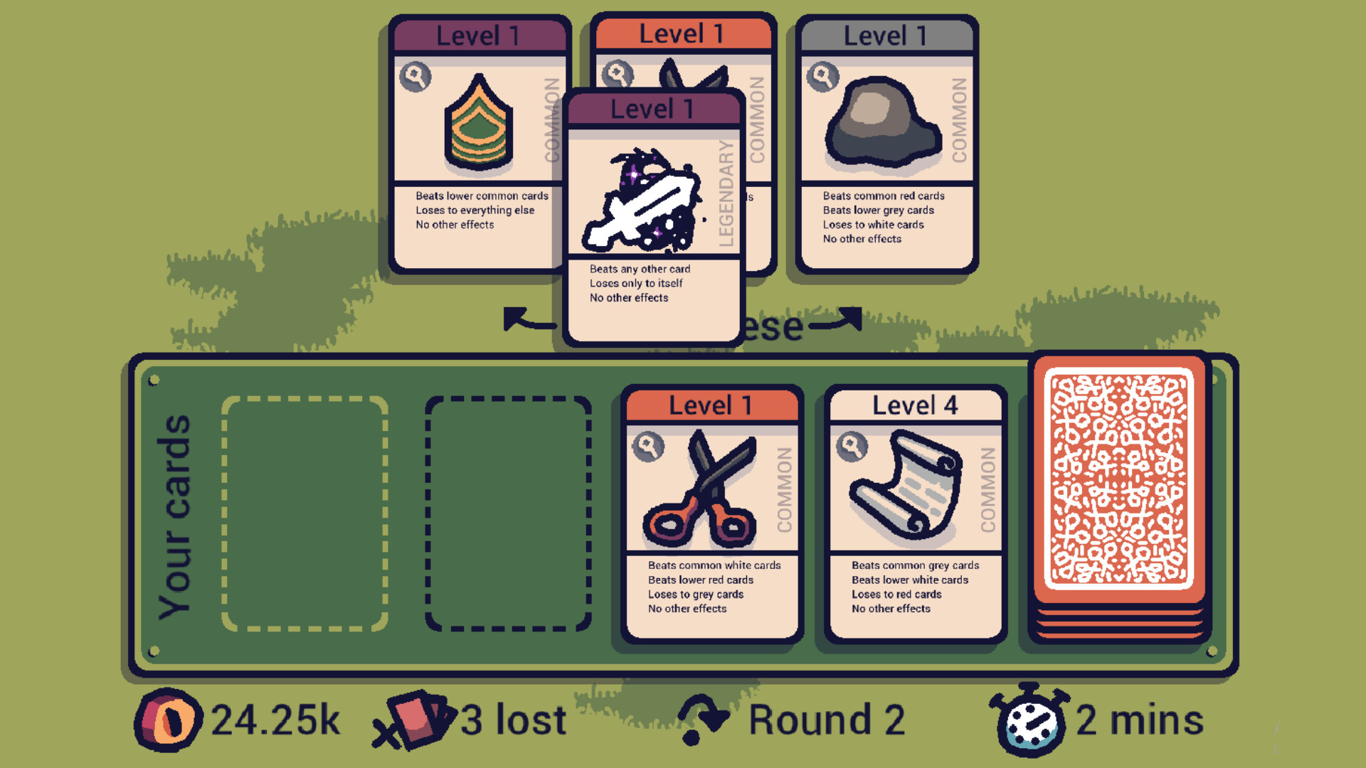 Deck paper scissors screenshot 1