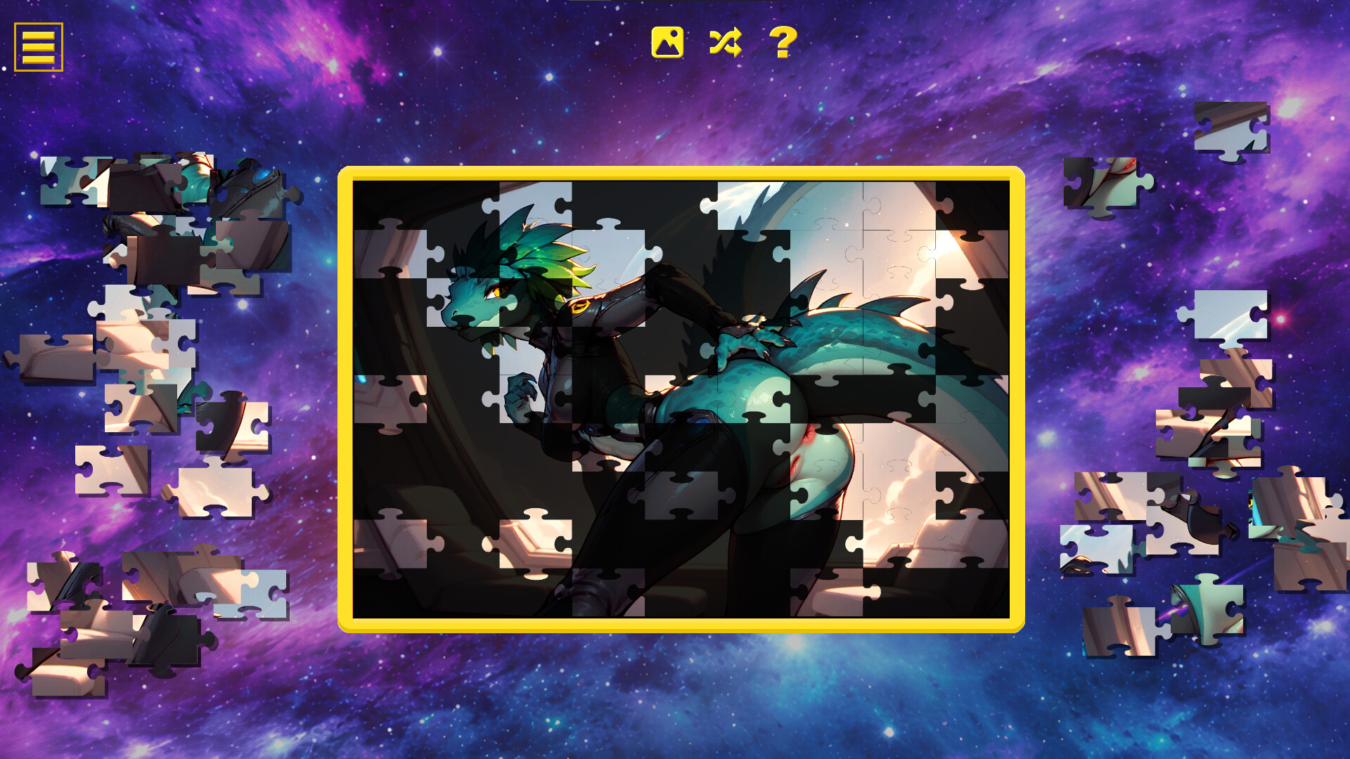 Furry Star Command – Hentai Jigsaw screenshot 2