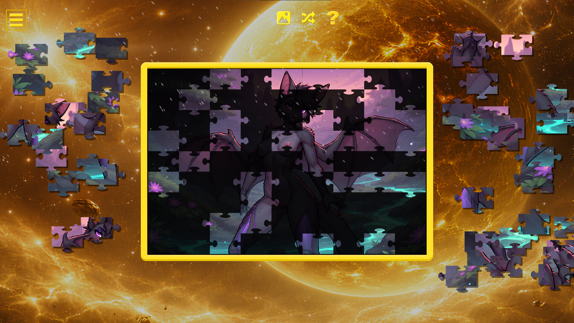 Furry Star Command – Hentai Jigsaw screenshot 1