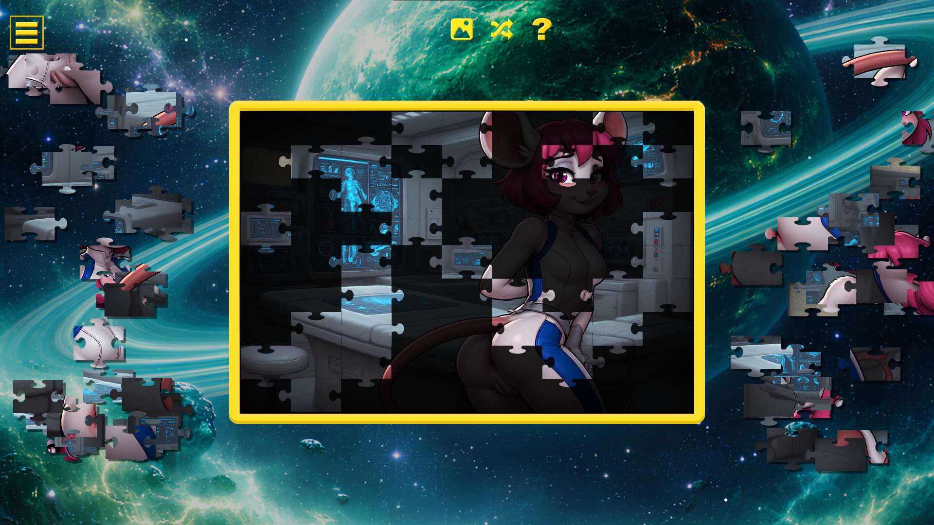 Furry Star Command – Hentai Jigsaw screenshot 7