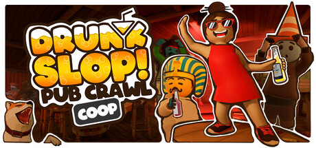 Drunkslop: Pub crawl COOP — Steam header