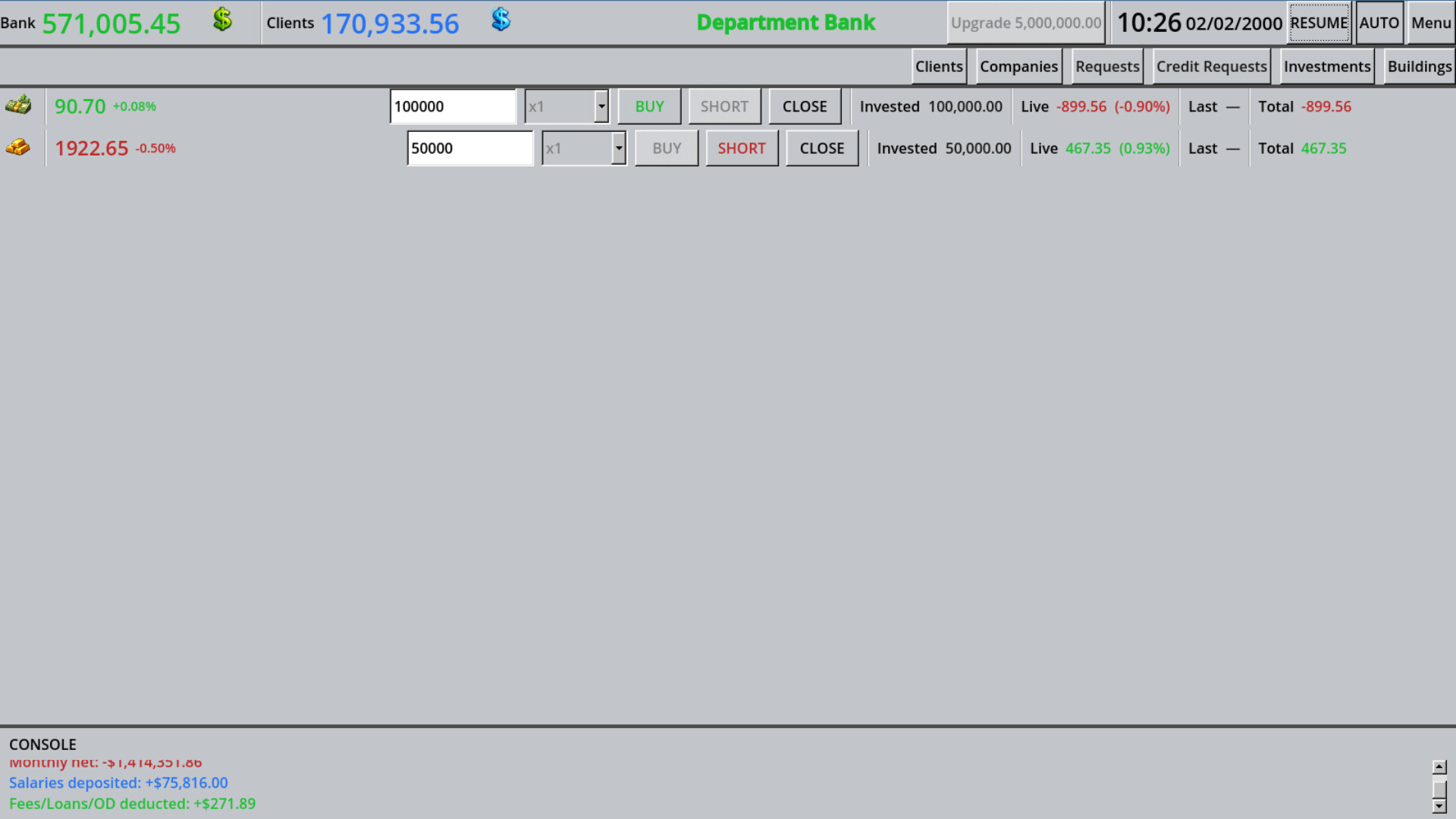Bank 2000 screenshot 3