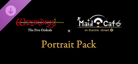 Wizardry: The Five Ordeals - Portrait Pack "Maid Cafe on Electric Street"