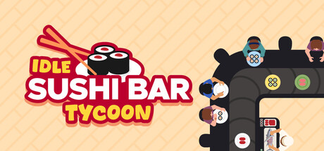 Idle Sushi Bar Tycoon — Steam header