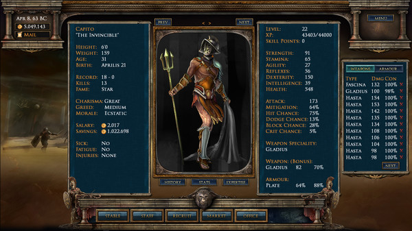 Age of Gladiators screenshot