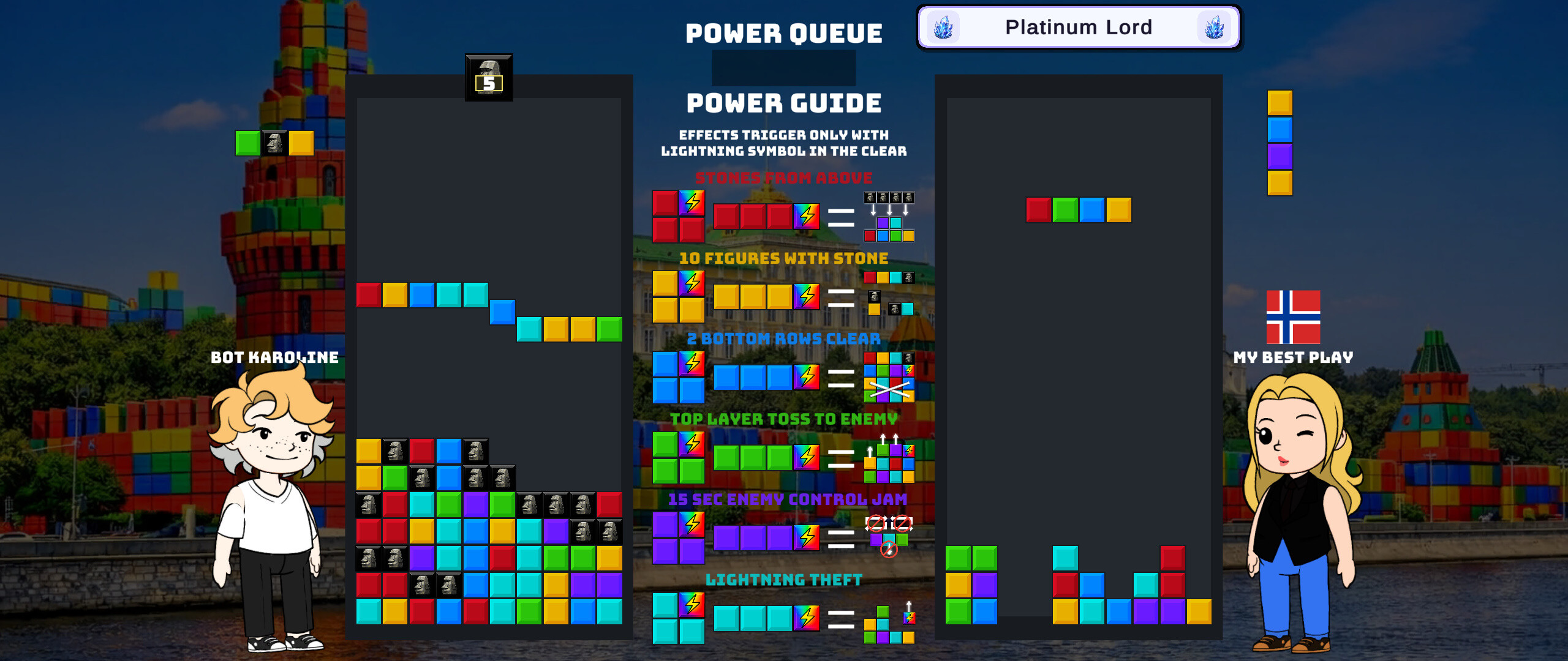 Block Wars: Falling Duel screenshot 10