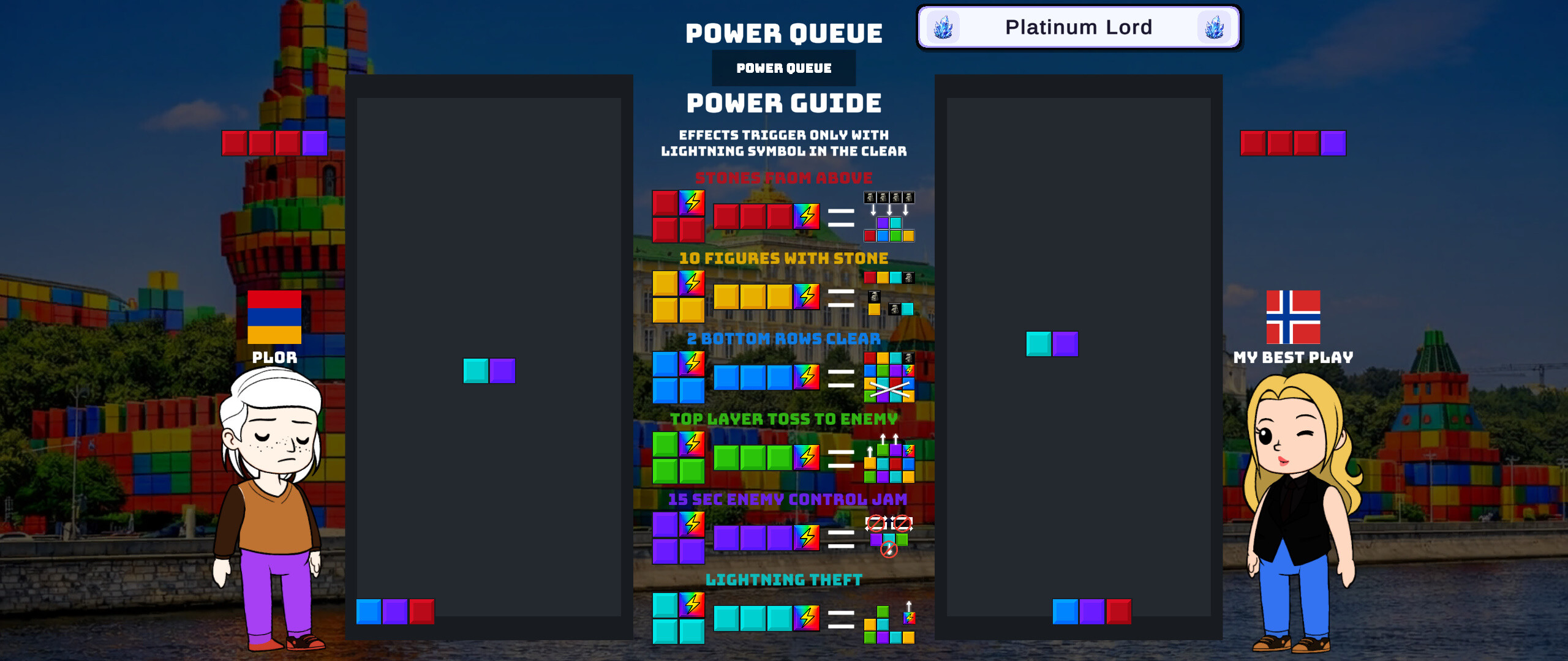 Block Wars: Falling Duel screenshot 9