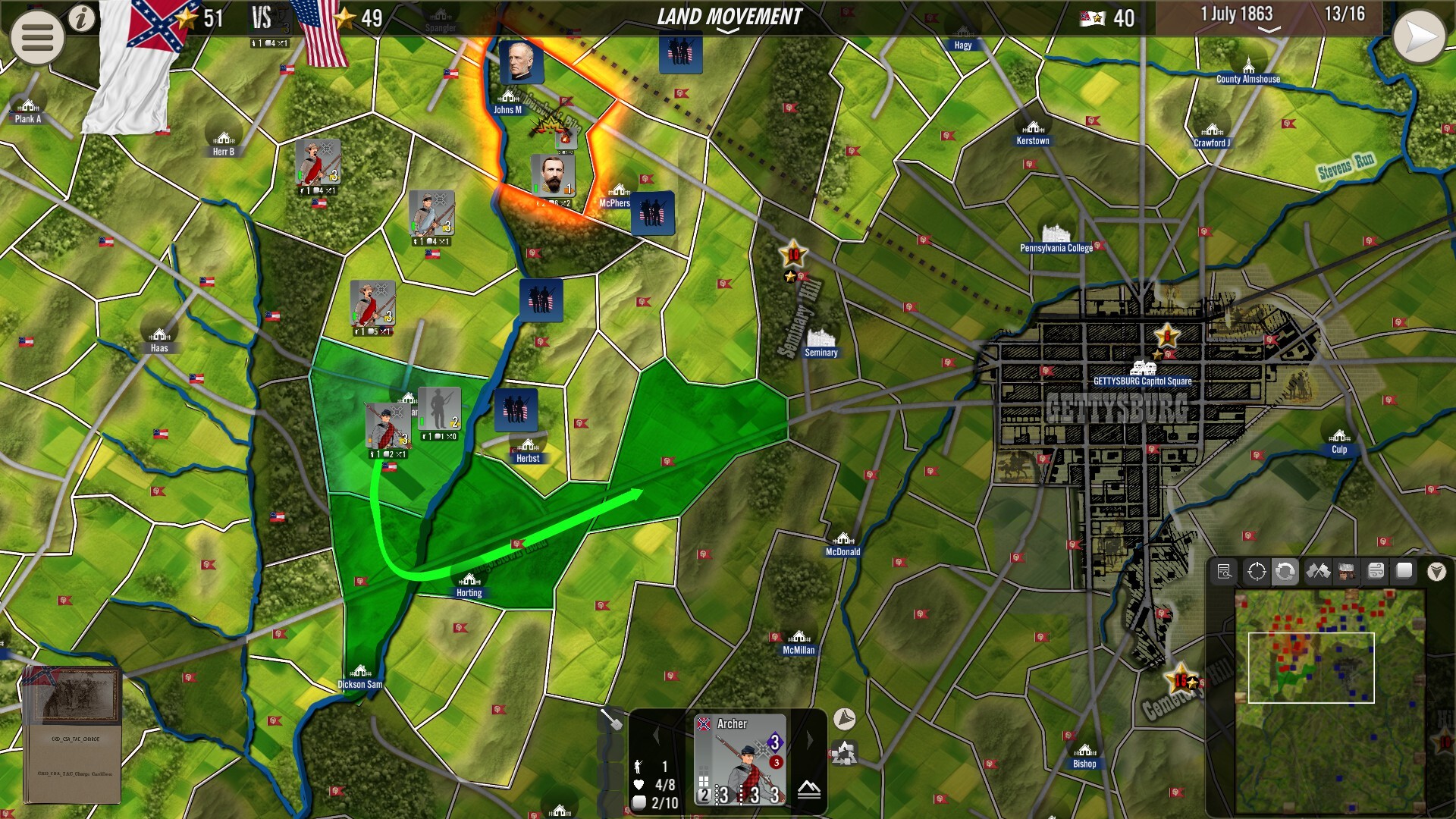 SGS Battle for: Gettysburg screenshot 11