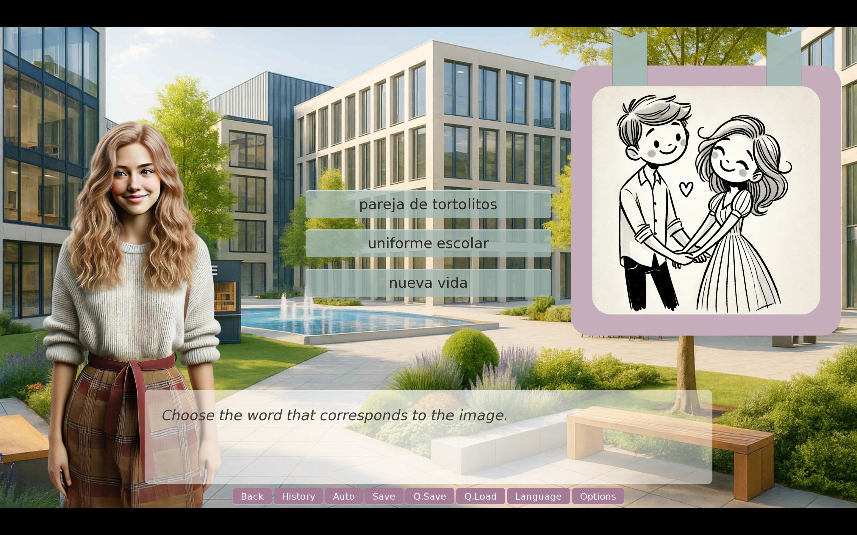 Interactive Language-Learning Novel: Interview with Emma screenshot 3
