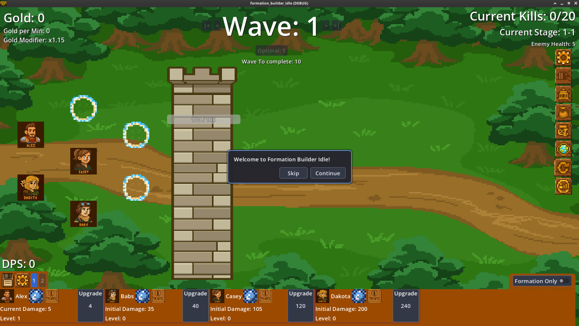 Formation Builder Idle screenshot 1