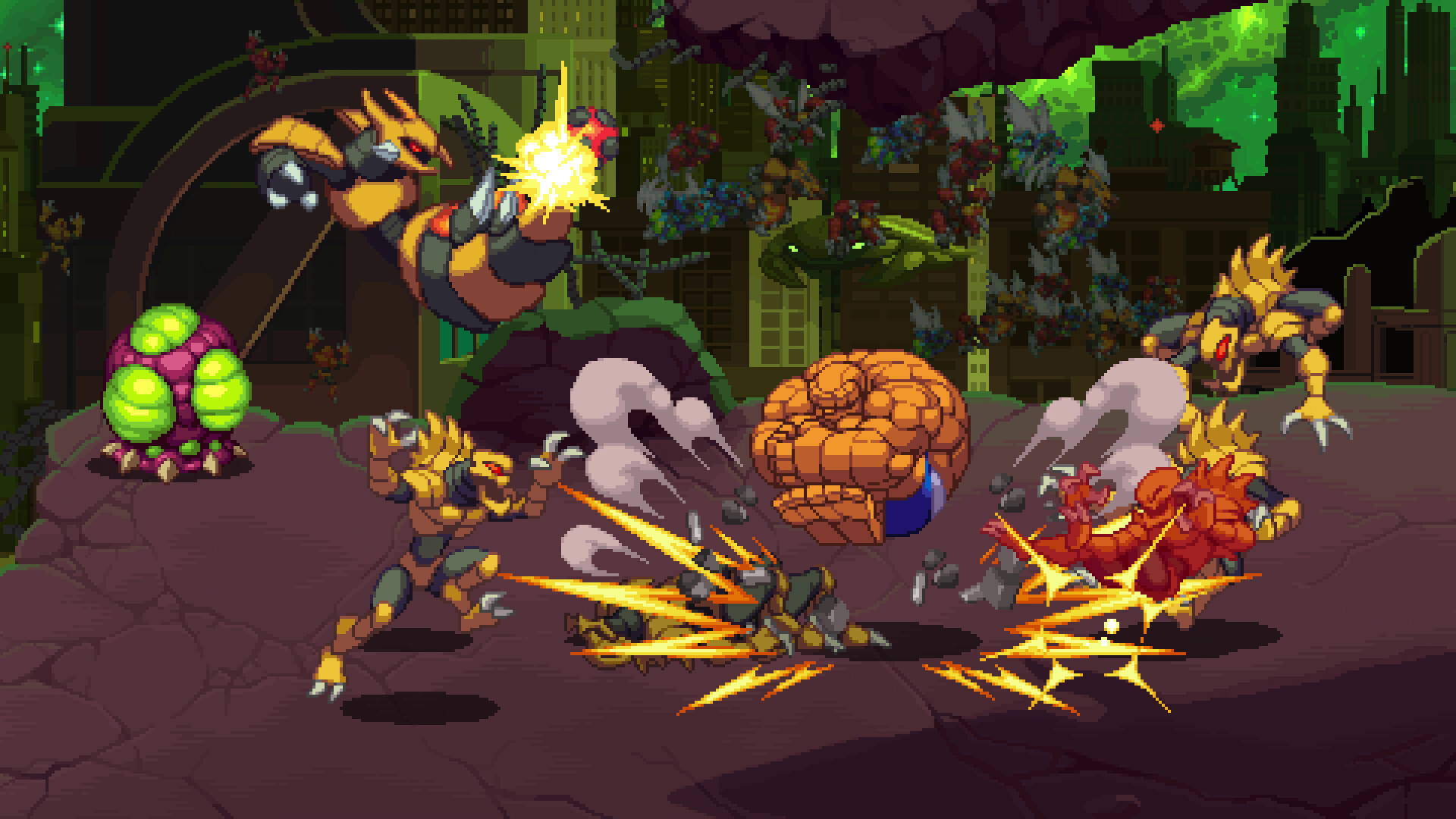 MARVEL Cosmic Invasion - Cyclops & The Thing screenshot 3