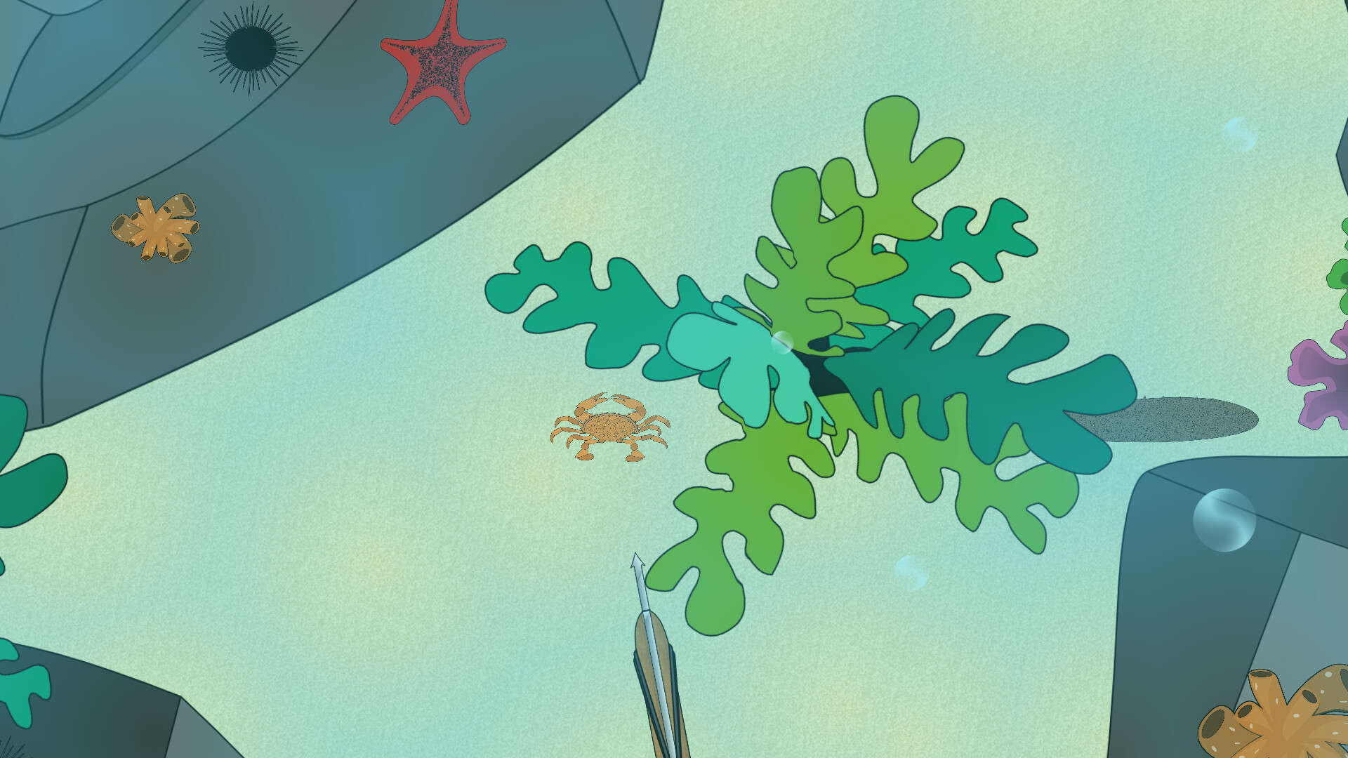 Deep blue descent screenshot 3