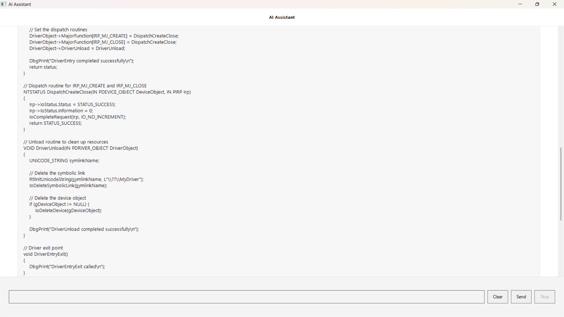 AI code helper screenshot 15