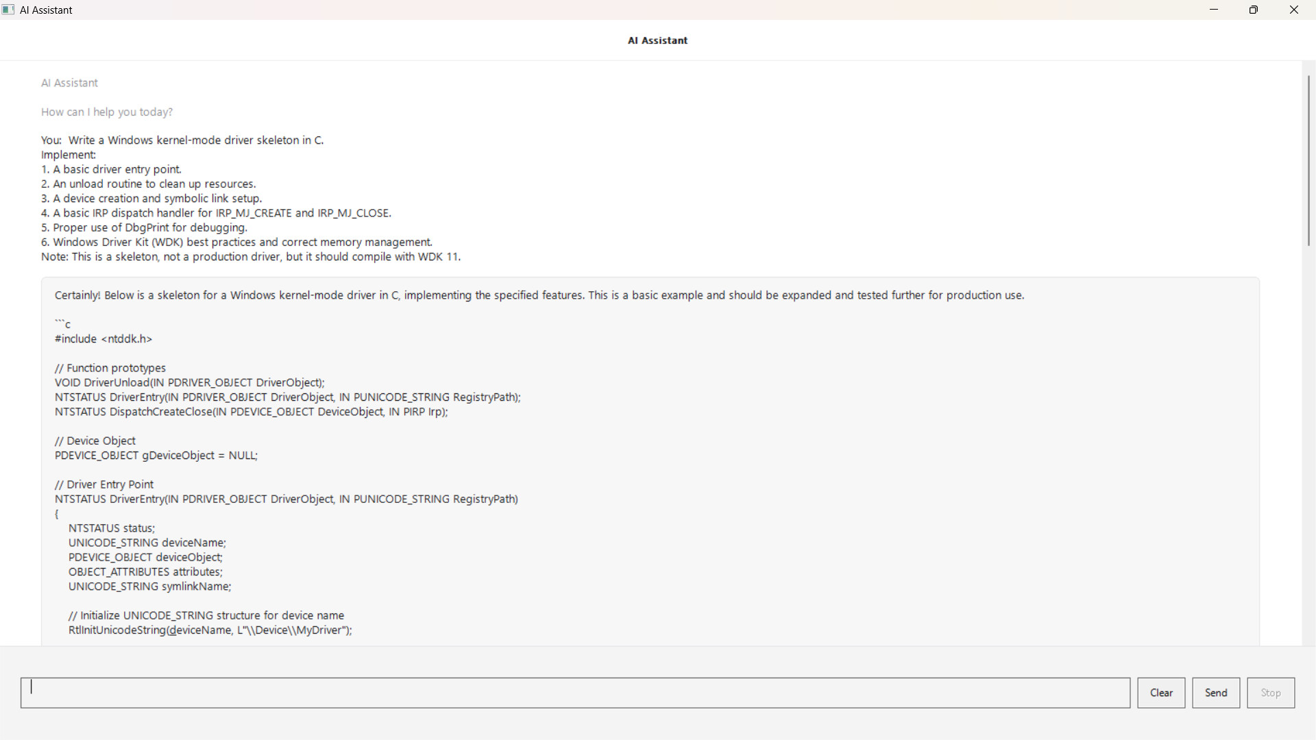 AI code helper screenshot 12