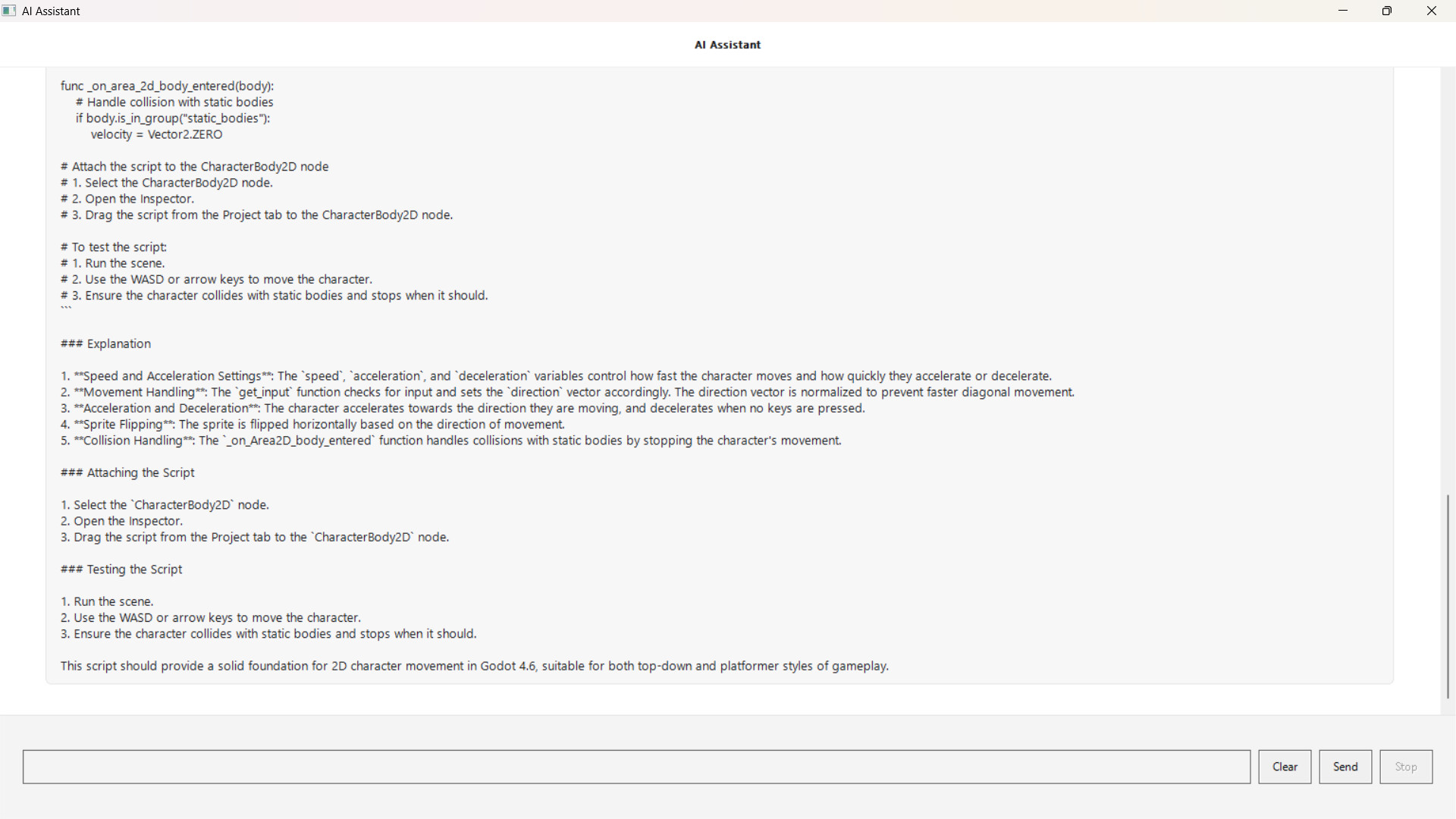 AI code helper screenshot 9
