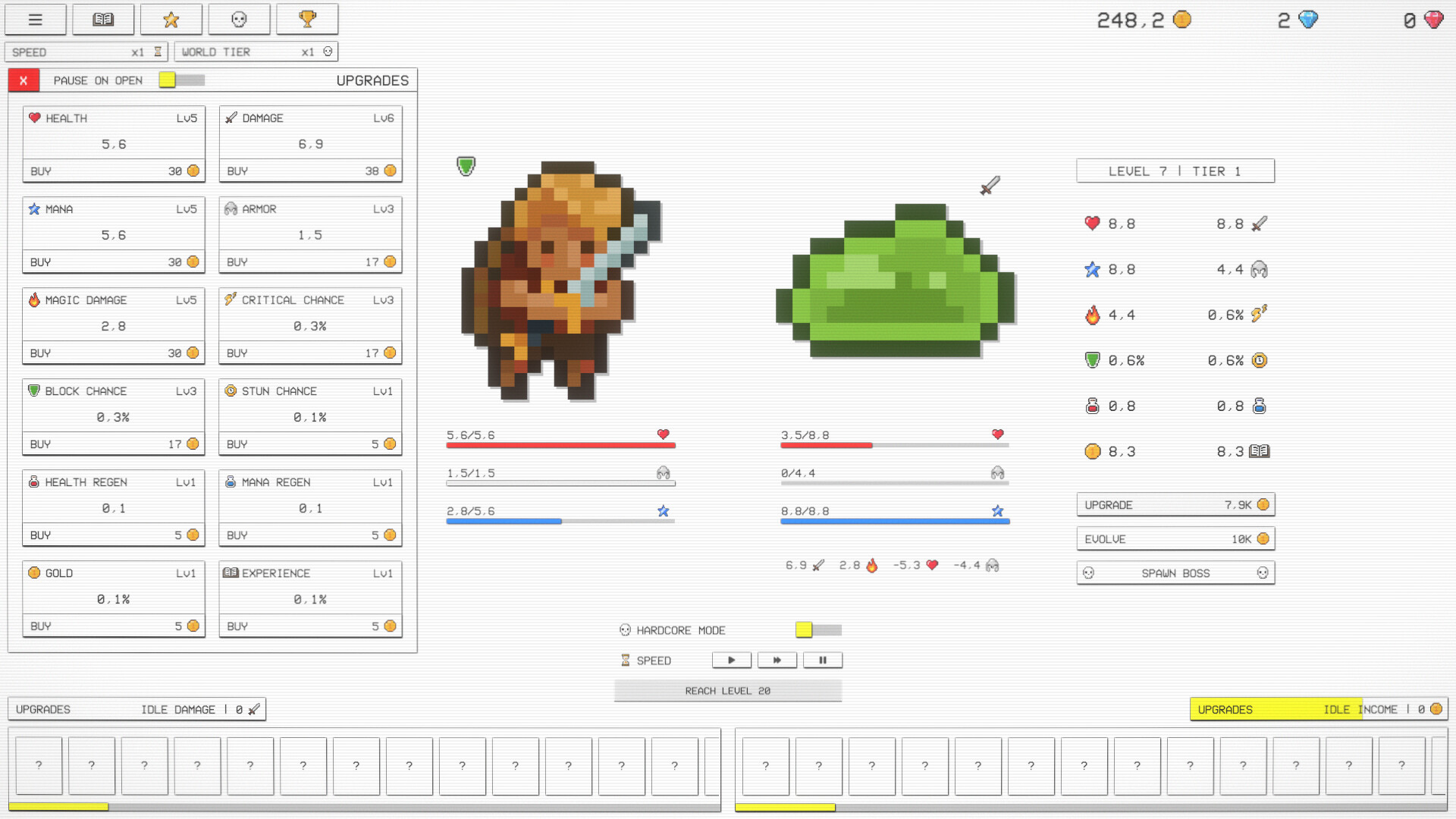 Idle RPG screenshot 2
