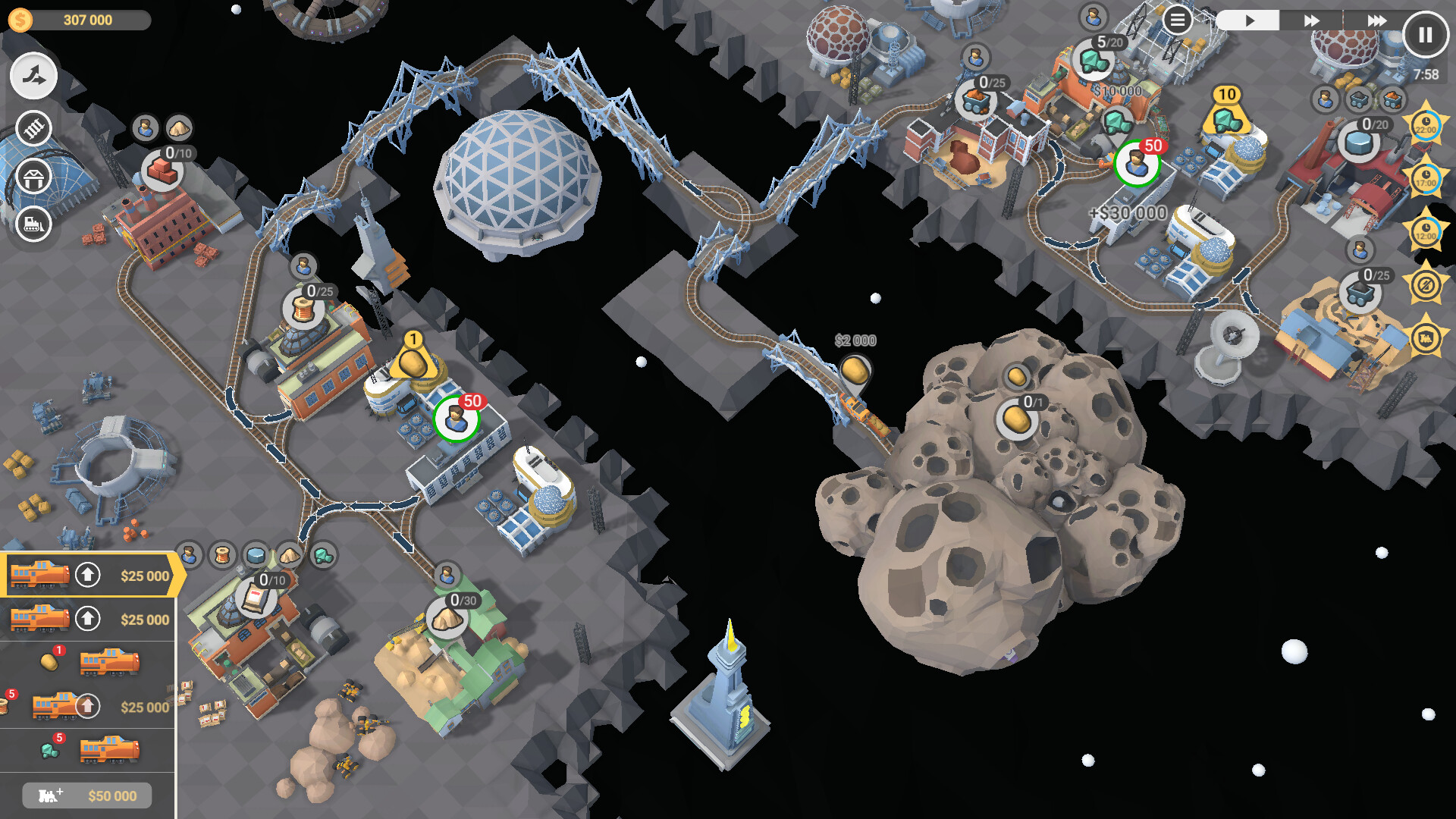 Train Valley 2: Workshop Gems - Amethyst screenshot 2