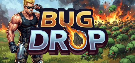 Bug Drop — Steam header