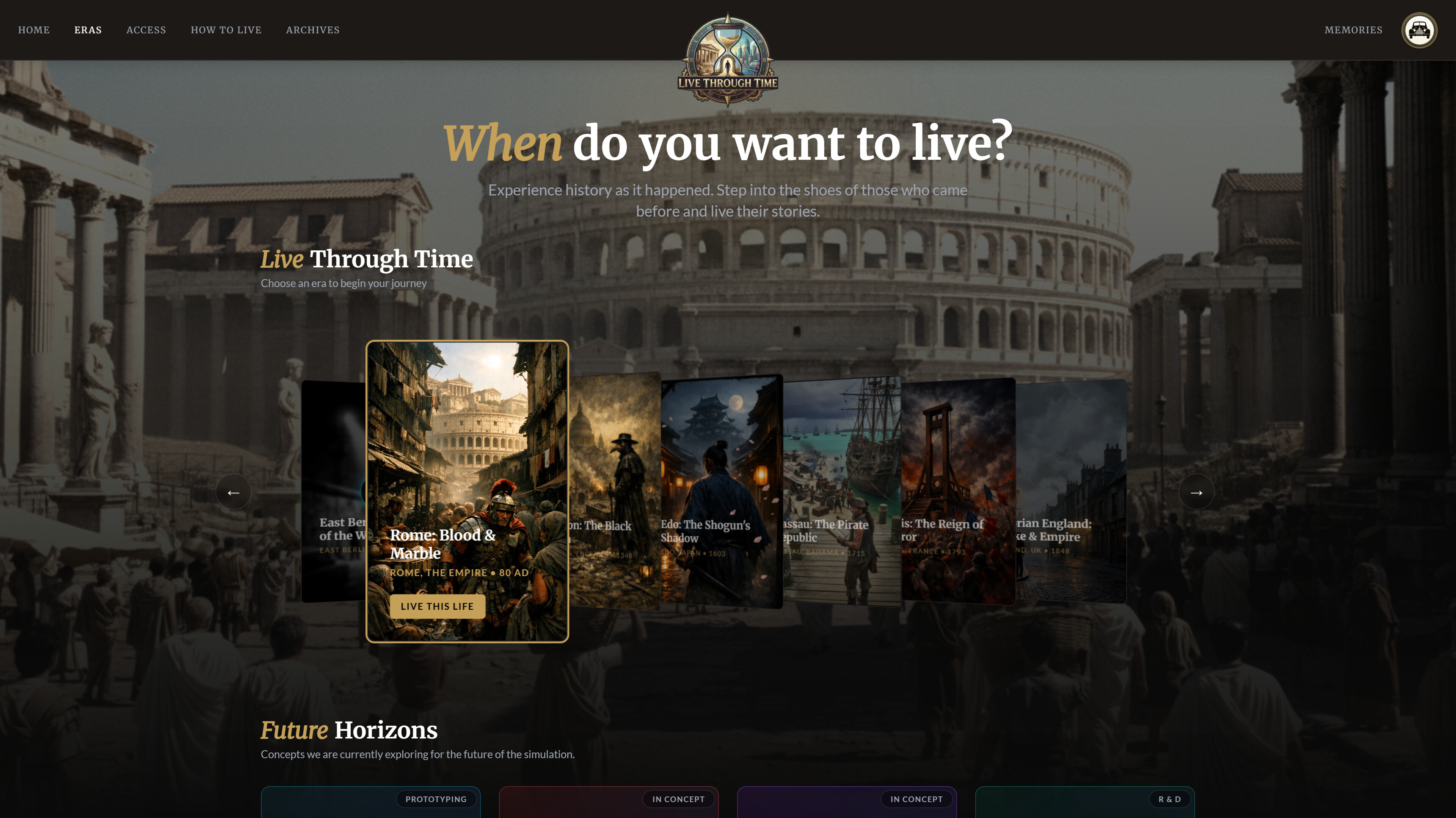Live Through Time screenshot 1