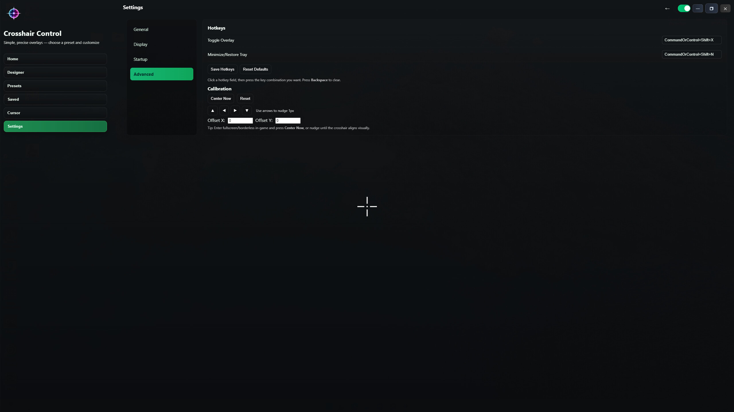 Crosshair Control screenshot 5