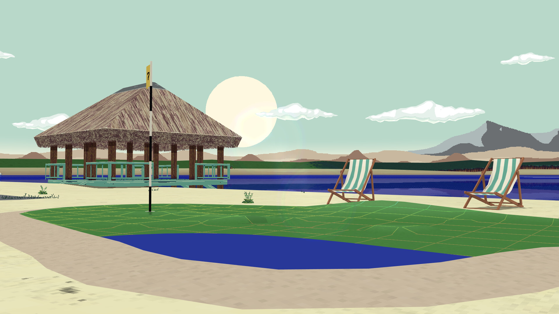 Super Video Golf - Putt-Stop in Paradise screenshot 1