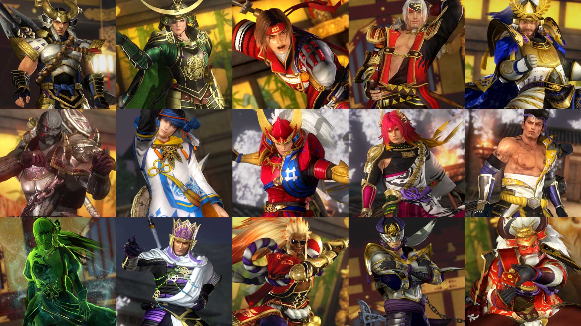 DOA5LR Samurai theme costumes screenshot 2