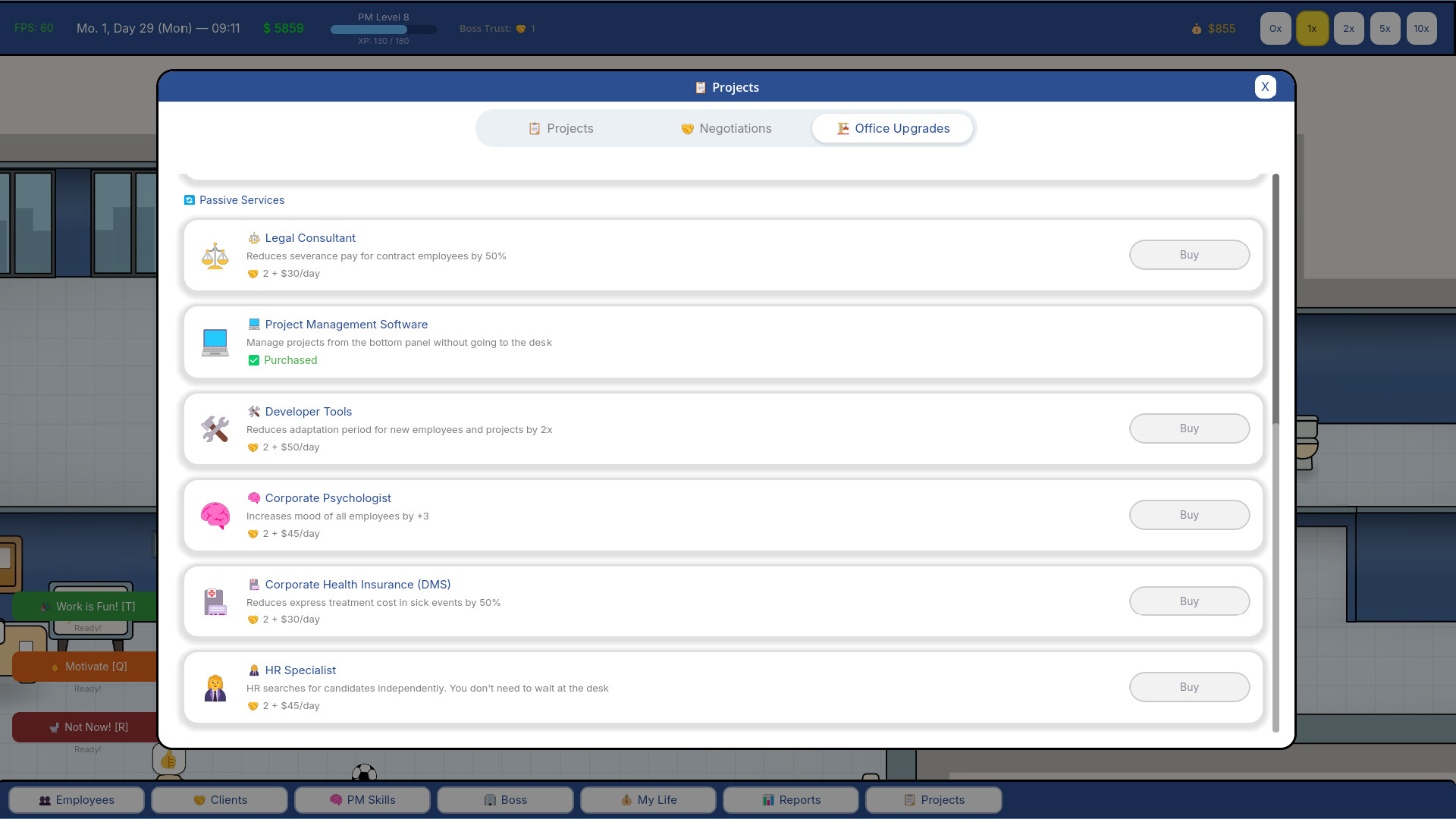 Project manager SIM screenshot 9